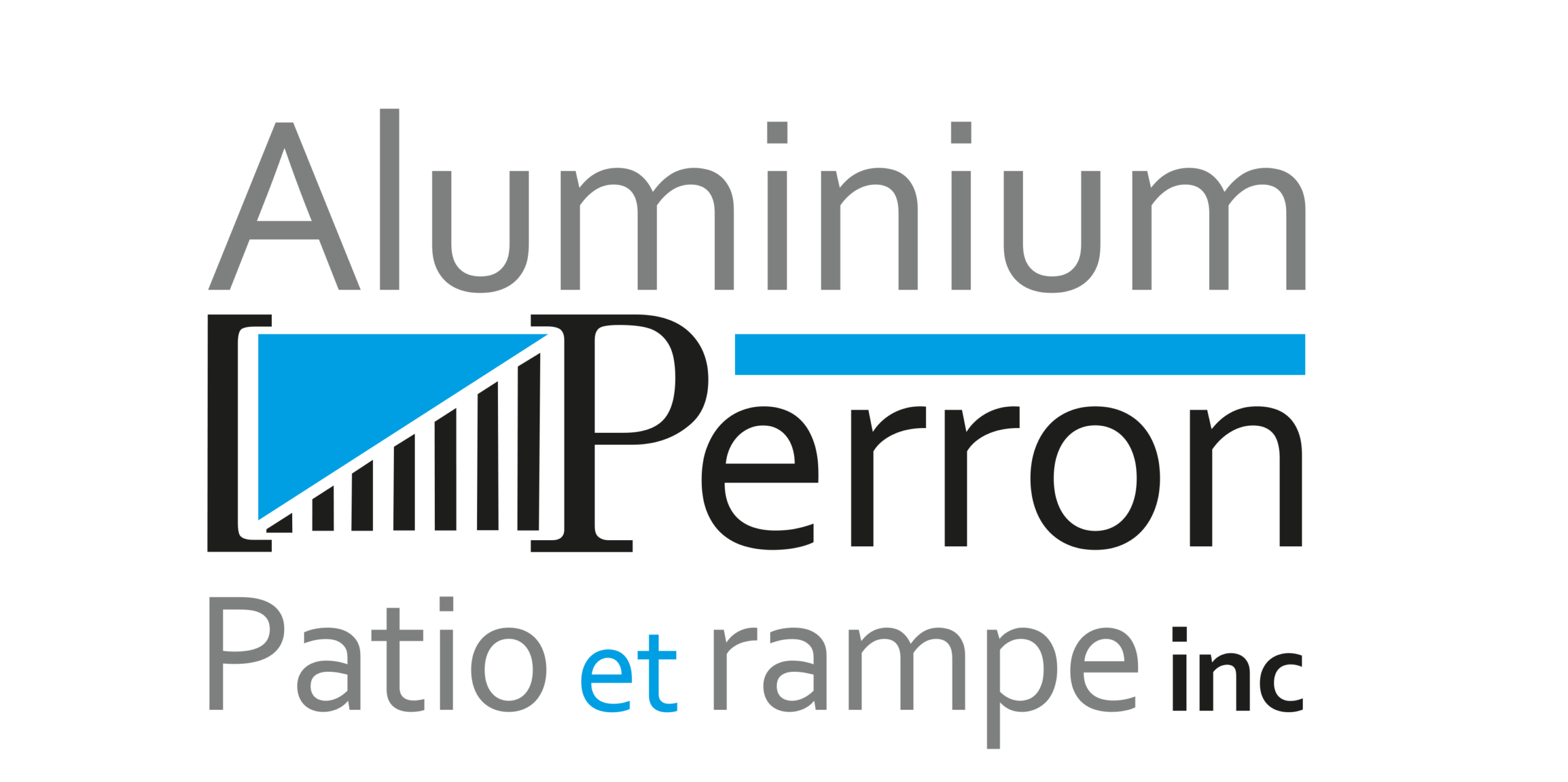 logo PERRON Alluminium - Version Patio rampe Inc